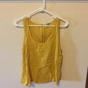 Charlotte Russe Mustard Yellow Tank